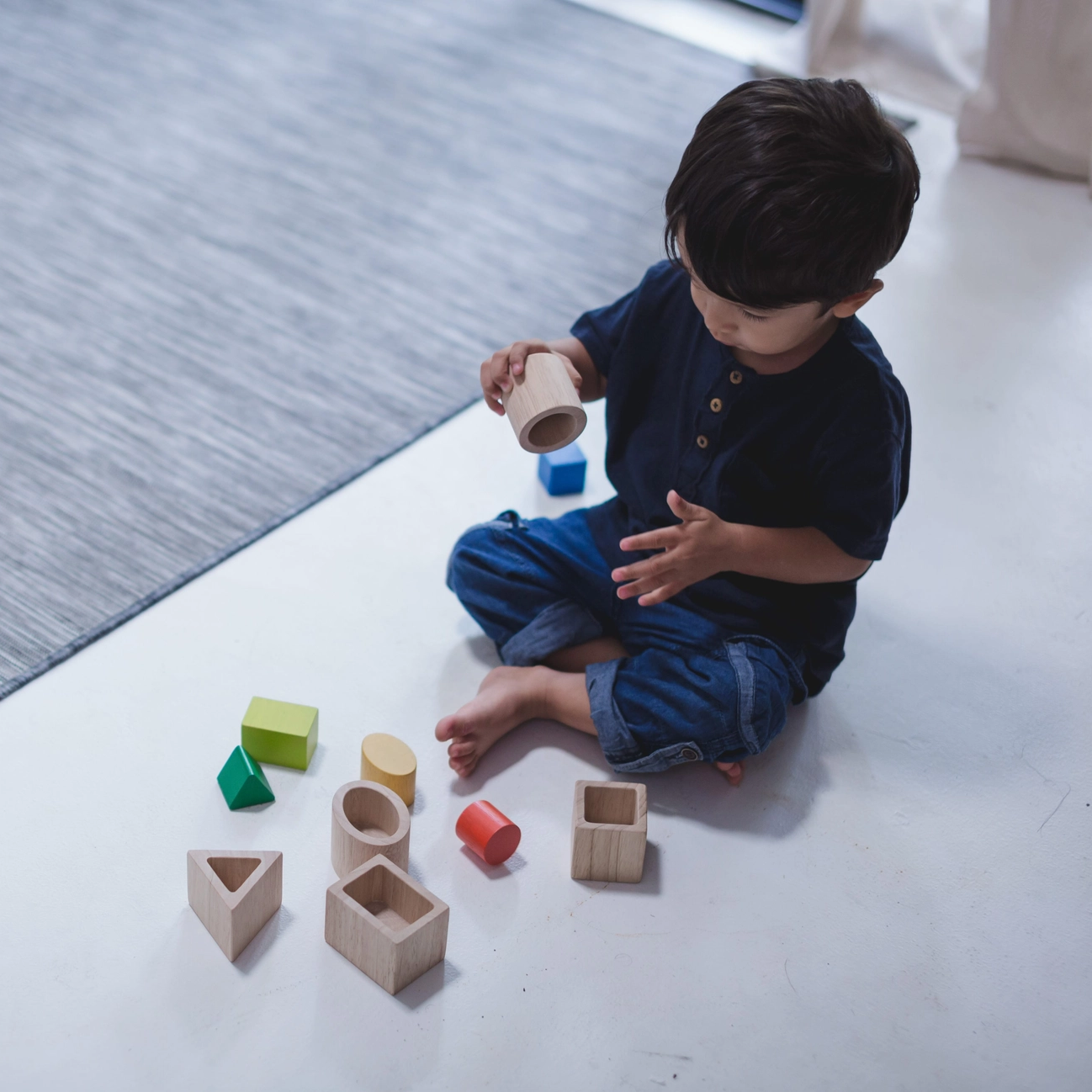 Geo Matching Blocks - Plan Toys