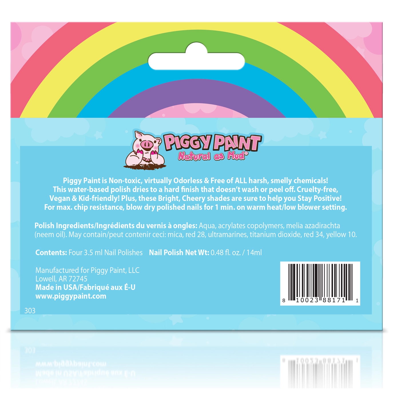 Rainbow 4 Pack Box Set - Piggy Paint