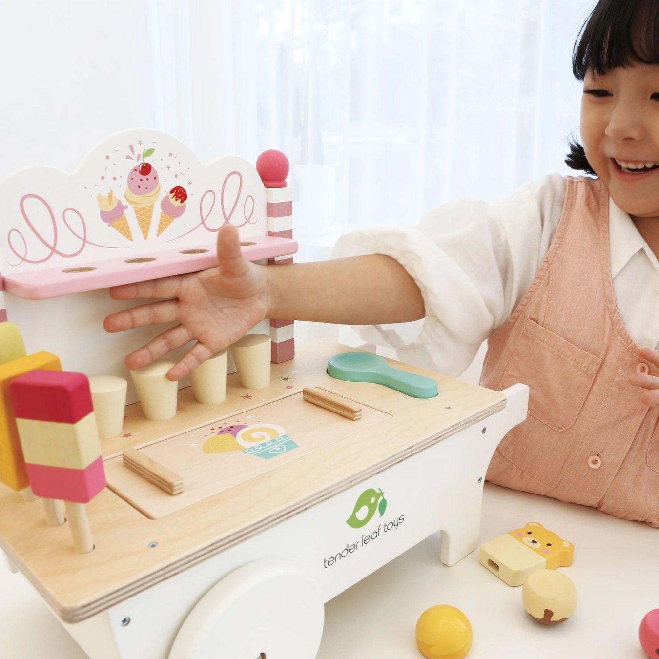 Ice Cream Cart - Tender Leaf Toys