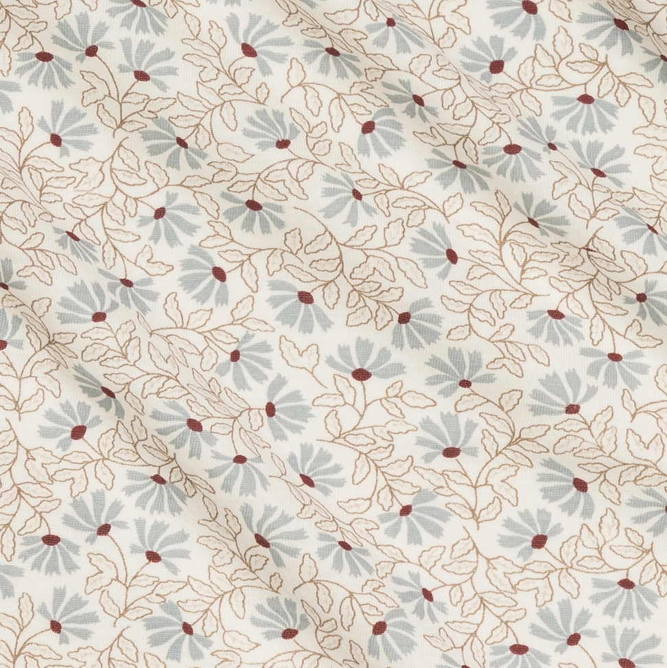 Hayden Floral Neve Ruffle Sleeper - Colored Organics