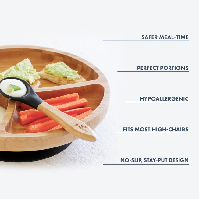 Bamboo Suction Toddler Plate - Avanchy