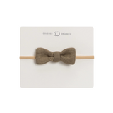 Waffle Spruce Dainty Bow - Colored Organics