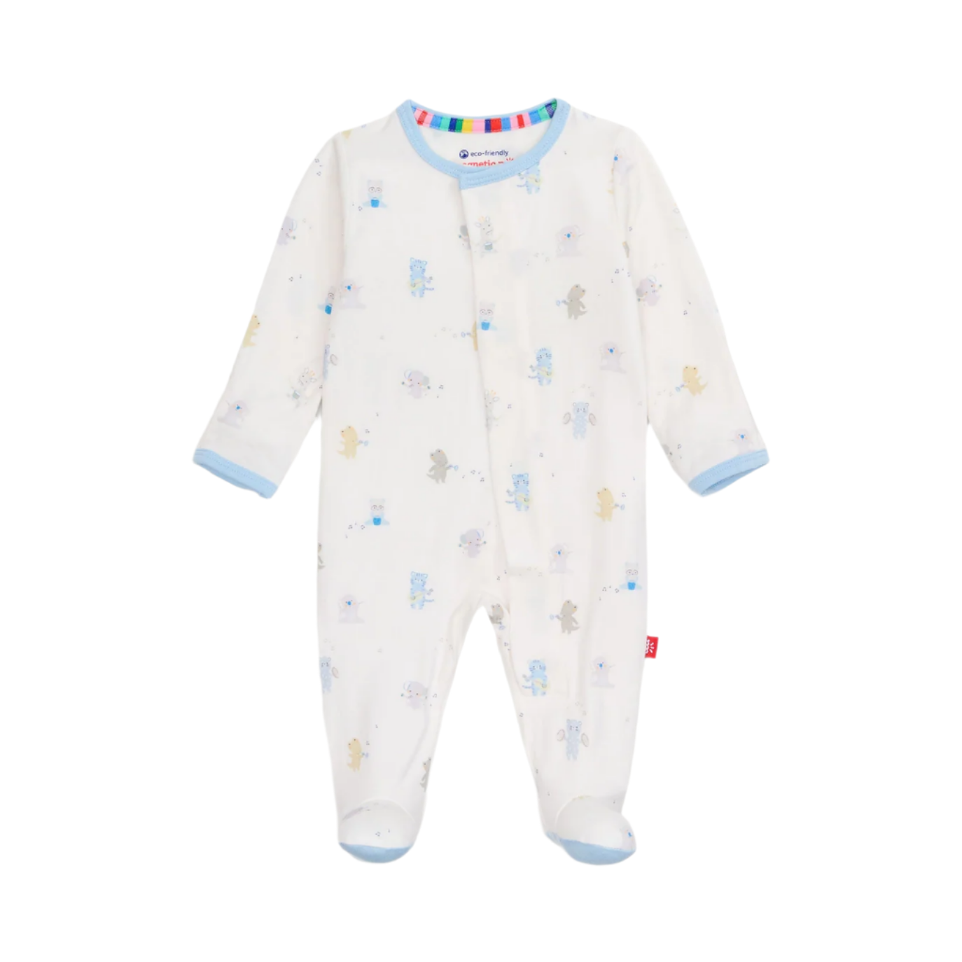 Blue Baby Beats Footie - Magnetic Me