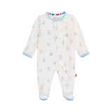 Blue Baby Beats Footie - Magnetic Me