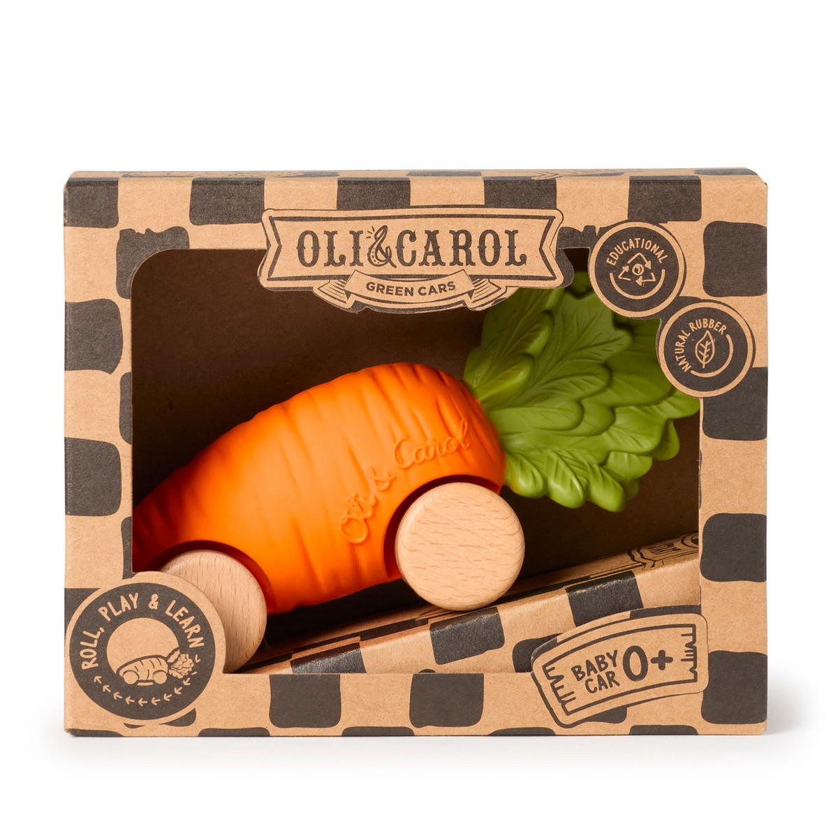 Cathy the Carrot Baby Car - Oli & Carol