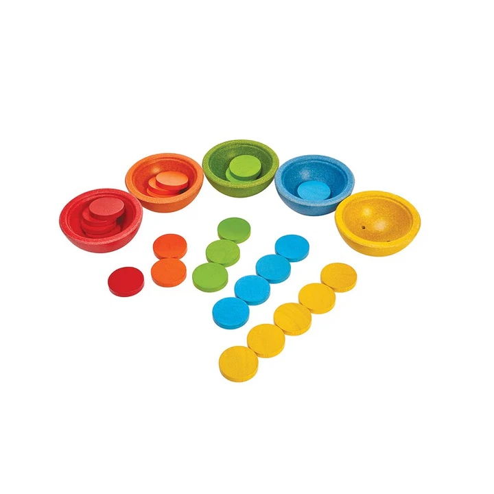 Sort & Count Cups - Plan Toys