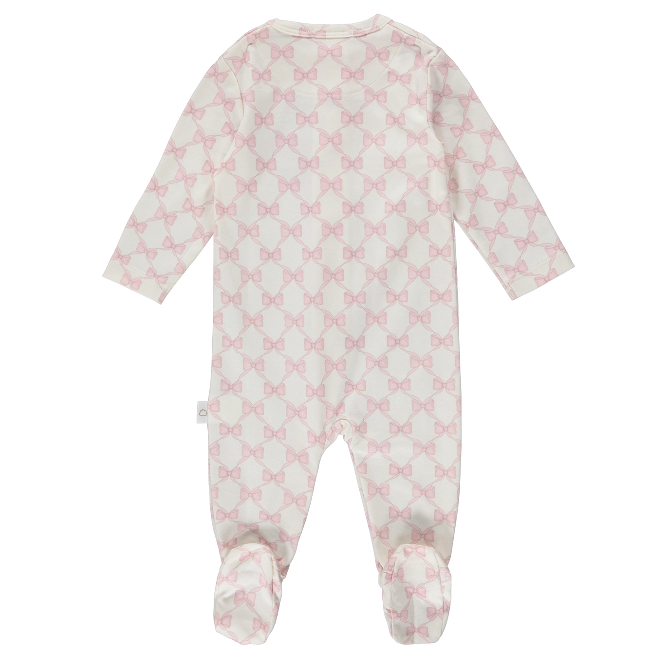 Bows Zipper Footie - Pimalu