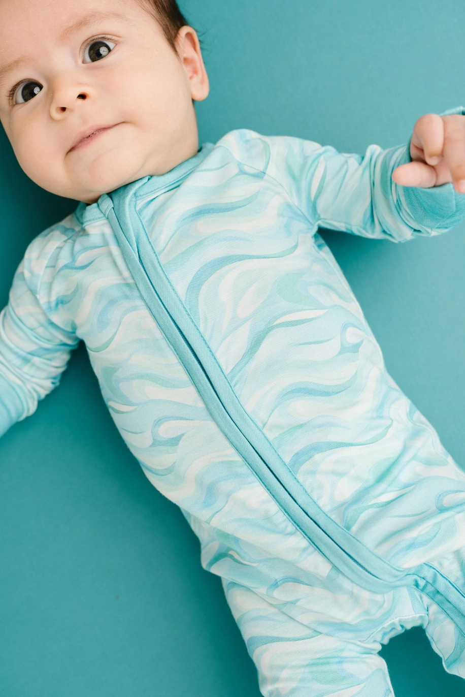 Ocean Breeze Convertible Footie - Kiki + Lulu