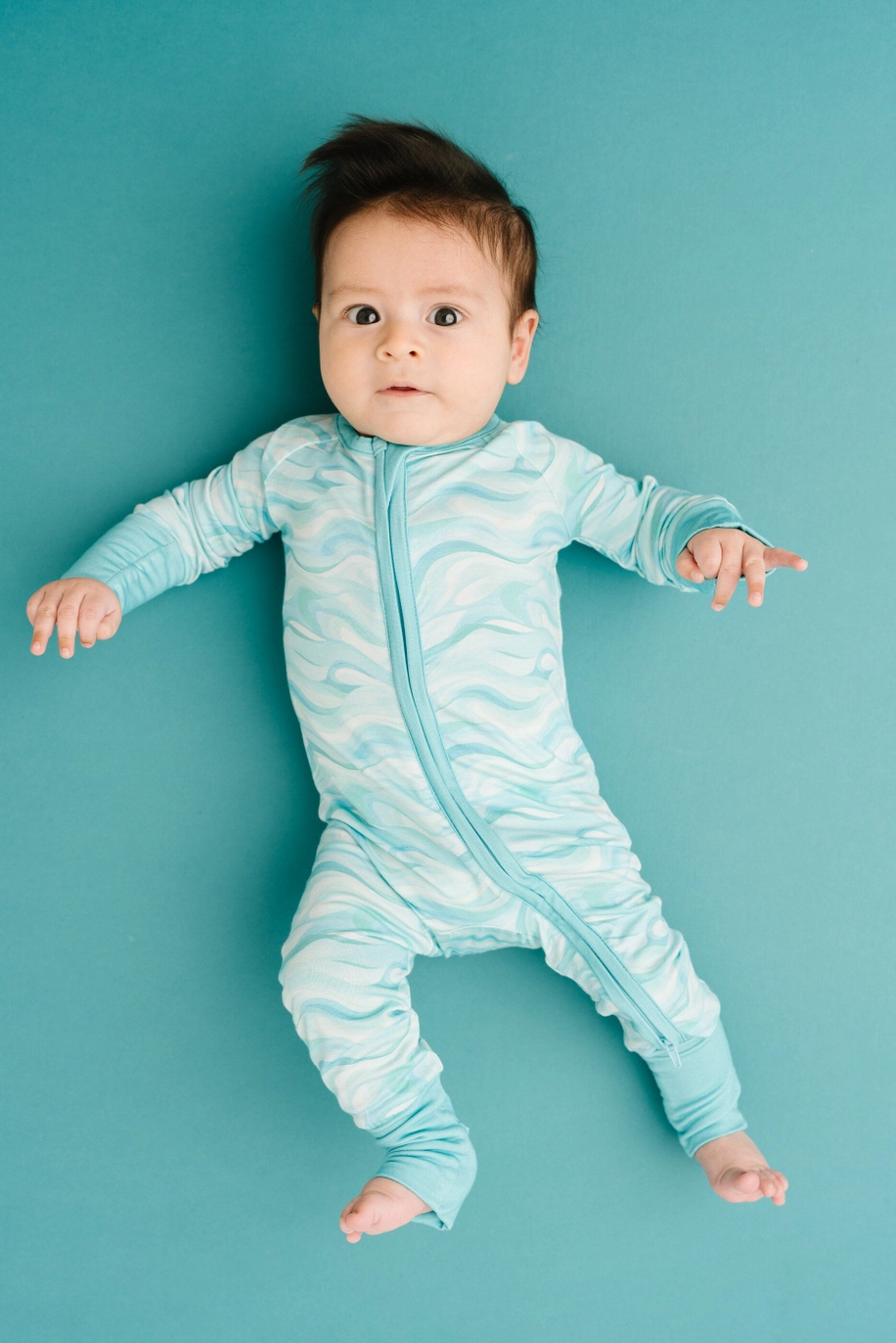Ocean Breeze Convertible Footie - Kiki + Lulu