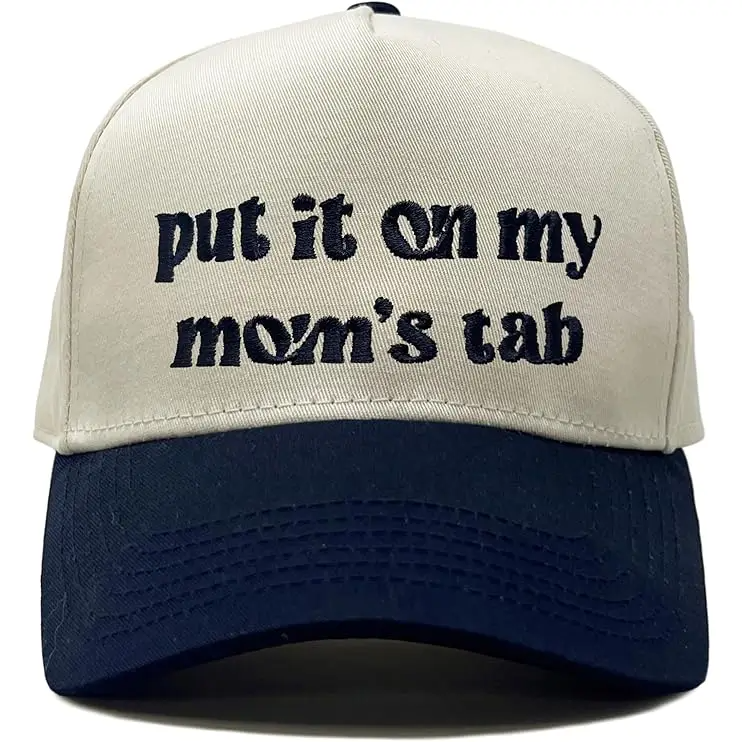 Put In On Mom's Tab Two Tone Vintage Cap - Funky Junque
