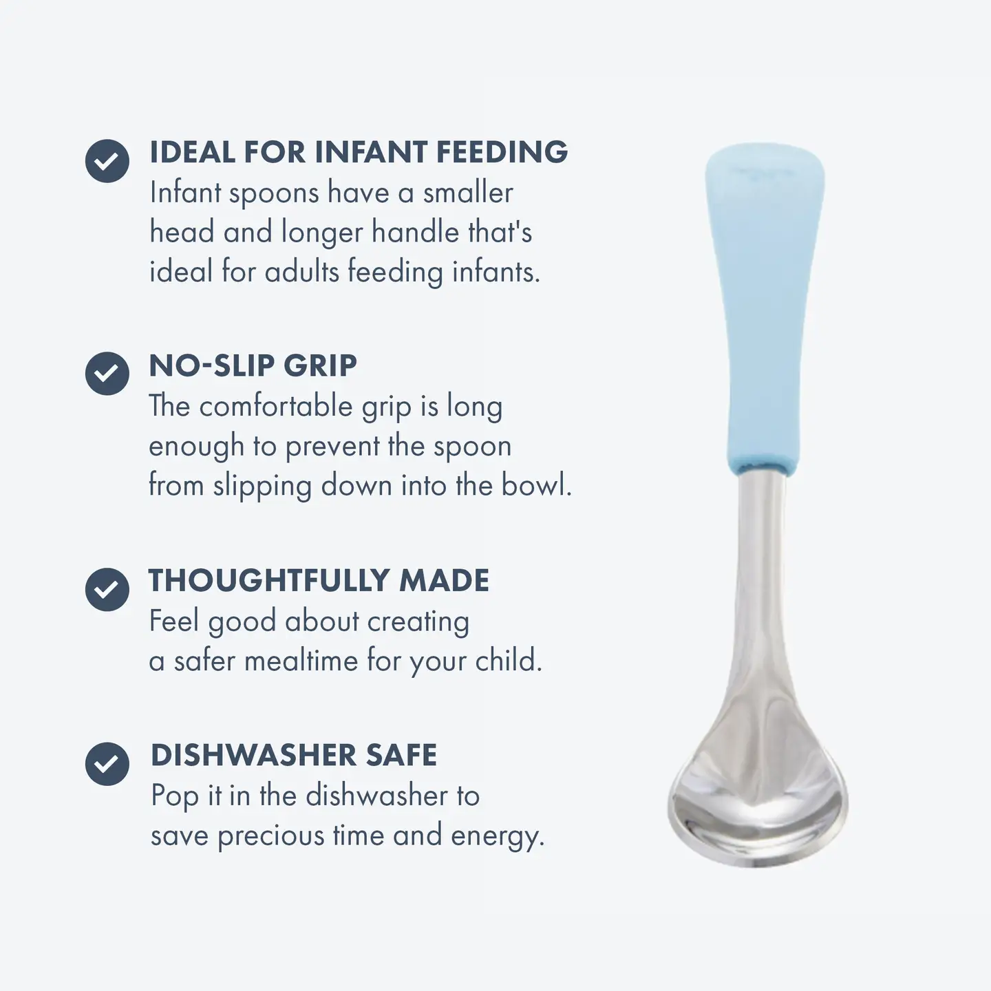 Stainless Steel 2pk Parent Led Spoons - Avanchy