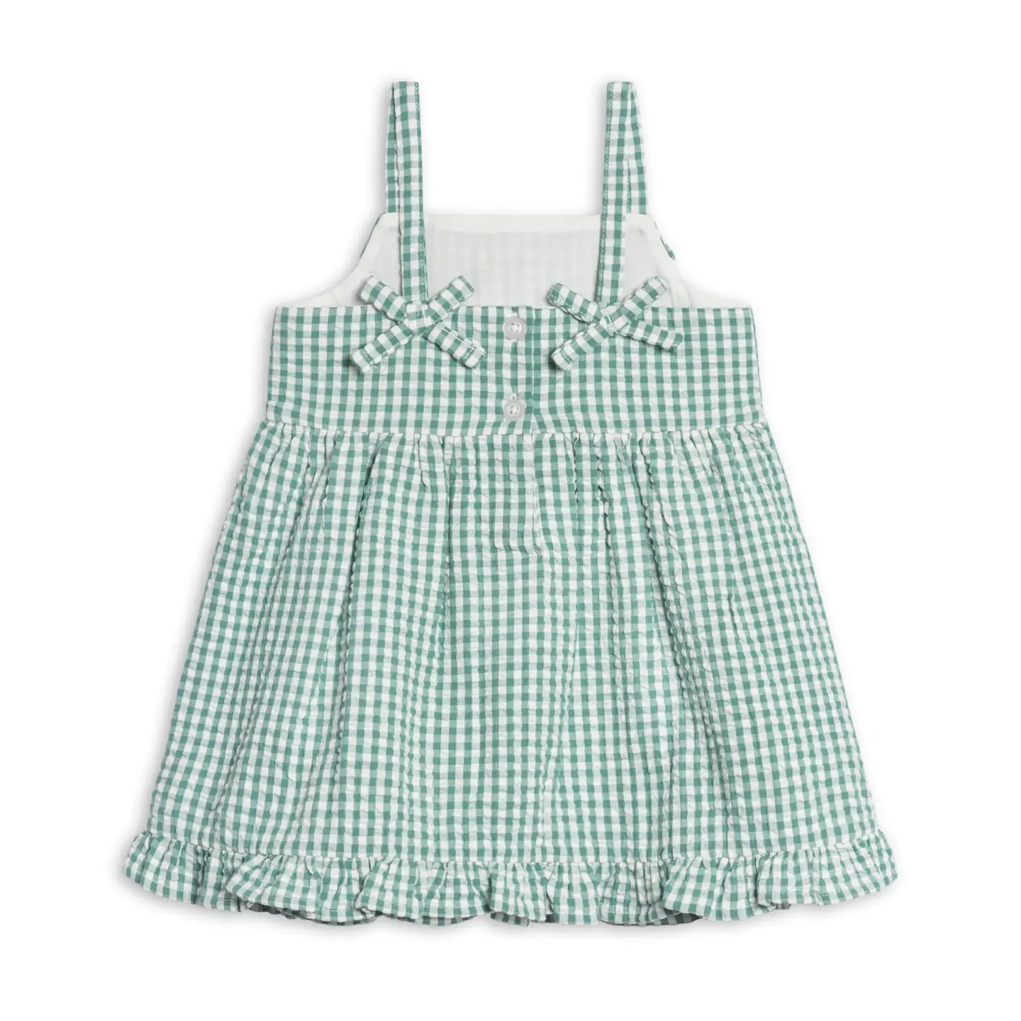 Laguna Gingham Juliette Seersucker Dress - Kendi