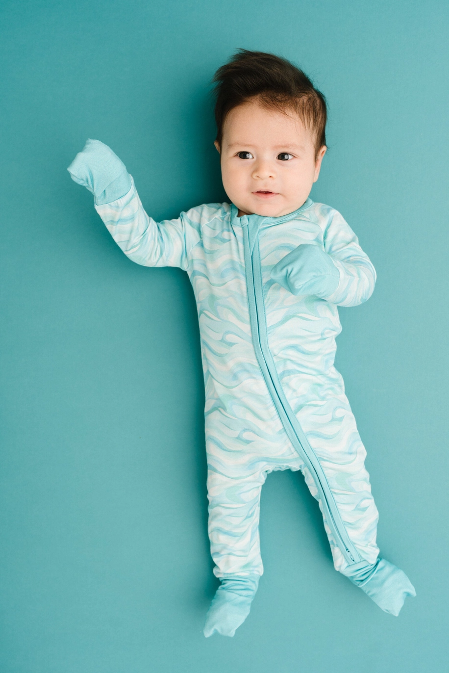 Ocean Breeze Convertible Footie - Kiki + Lulu