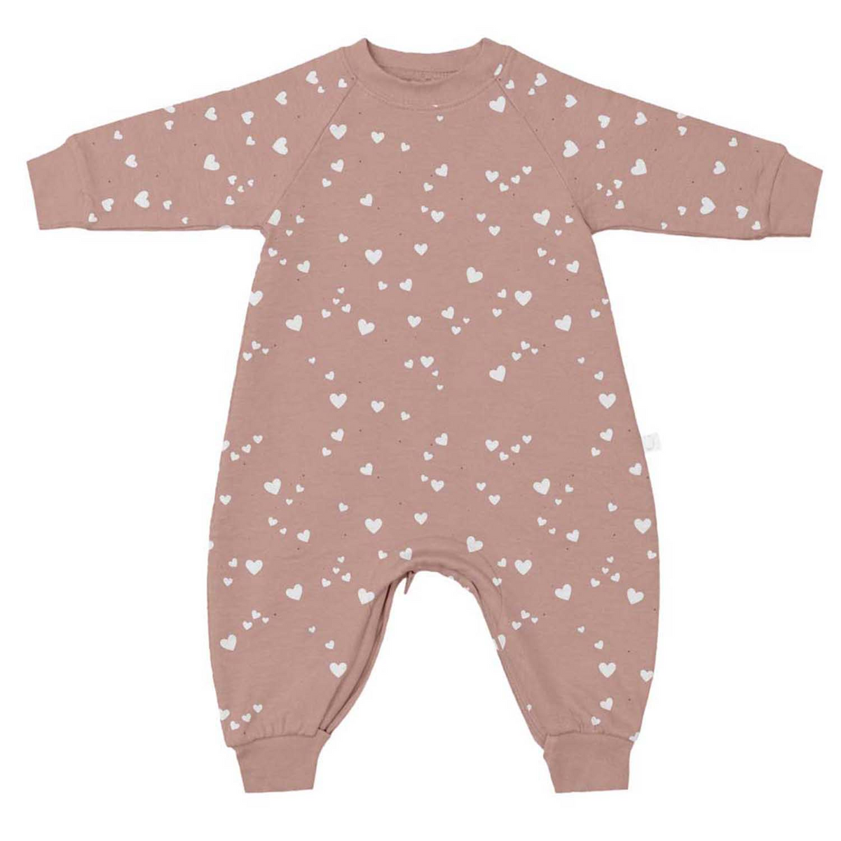 Hearts Fleece Jumpsuit - Gunamuna
