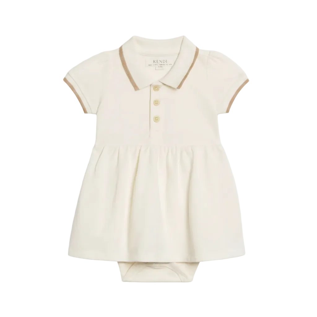 Coconut Meri Pique Polo Dress - Kendi