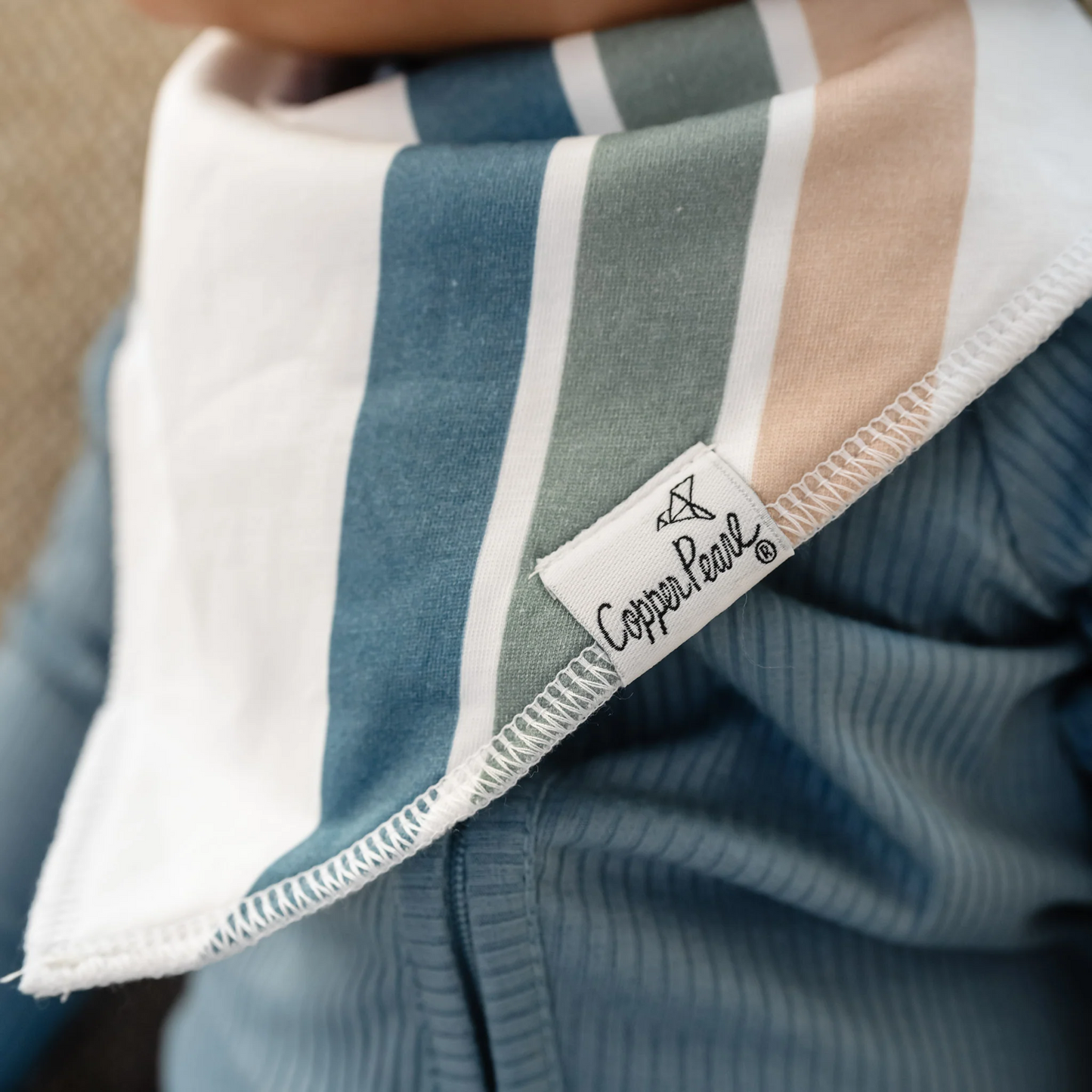 Ryder Bandana Bib Set (4 pack) - Copper Pearl