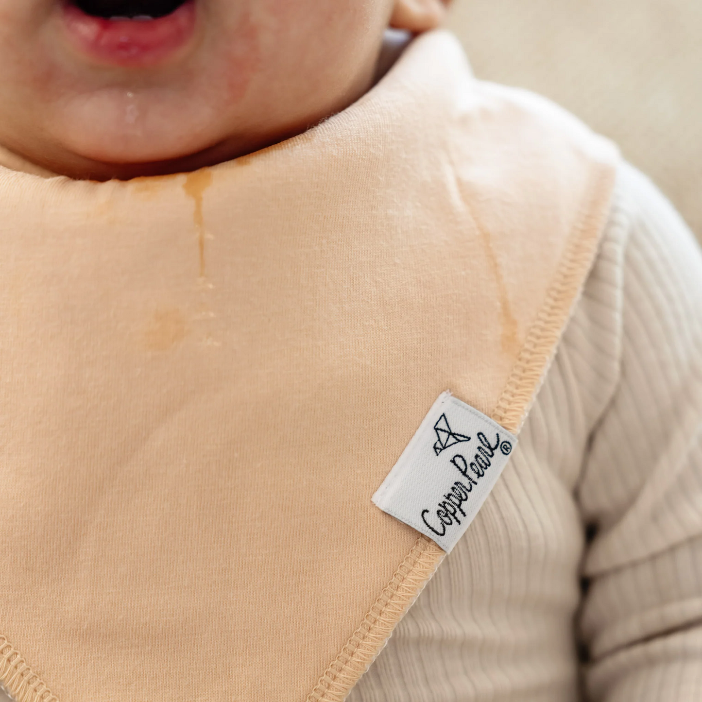 Ryder Bandana Bib Set (4 pack) - Copper Pearl