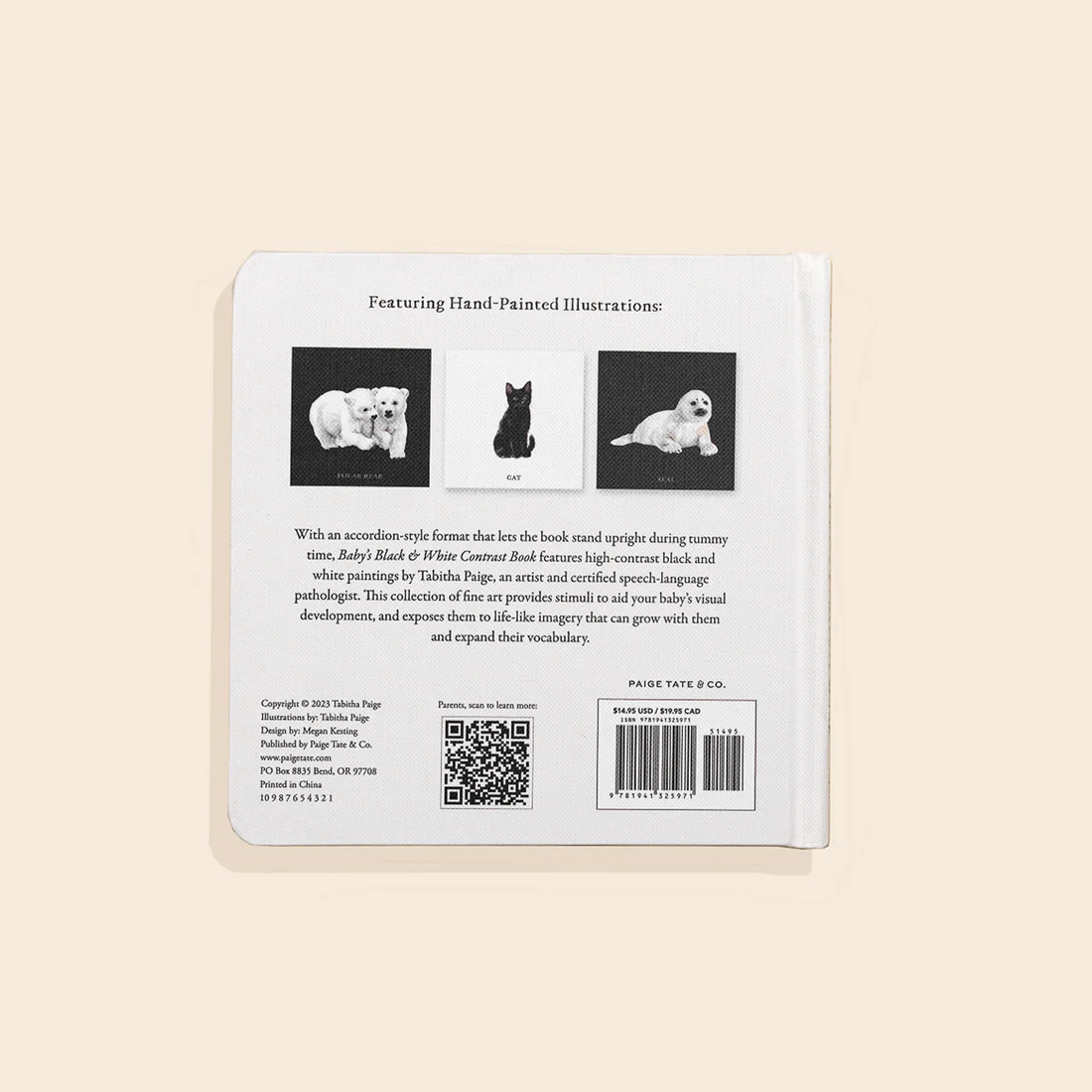Black and White Contrast Book - Paige Tate & Co