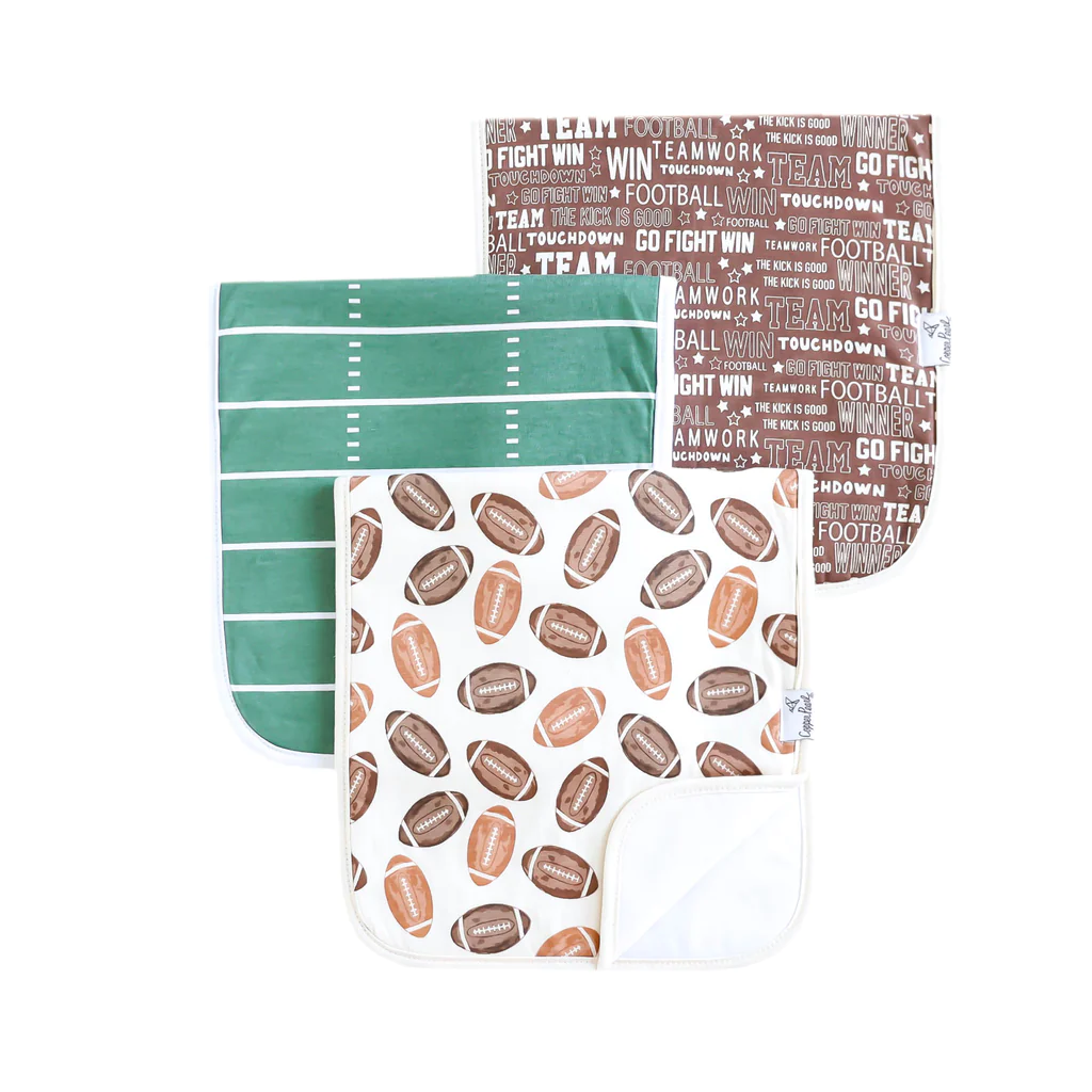 Blitz Burp Cloths - Copper Pearl