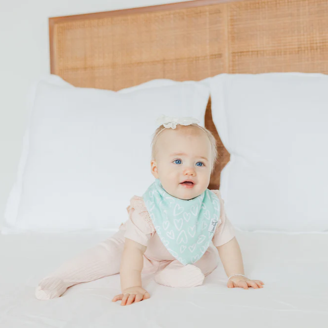 Cheery Bandana Bibs - Copper Pearl