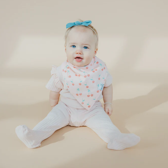 Cheery Bandana Bibs - Copper Pearl