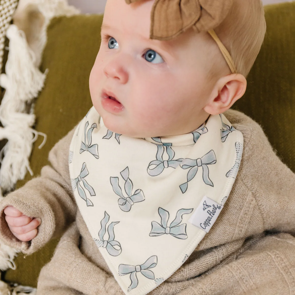 Gemma Bandana Bib Set (4 pack) - Copper Pearl