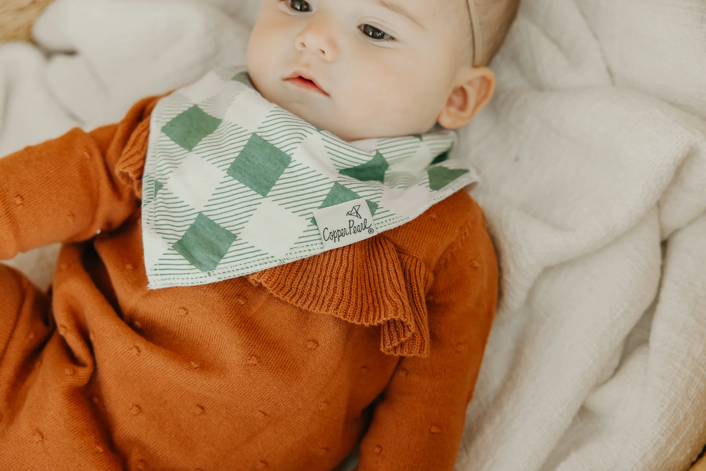 Karver Bandana Bib Set (4 pack) - Copper Pearl