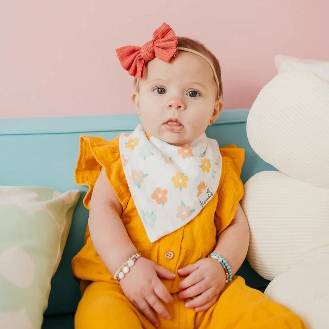 Cheery Bandana Bibs - Copper Pearl