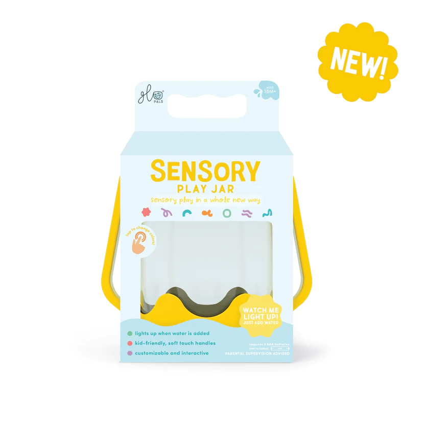 Yellow Sensory Jar - Glo Pals