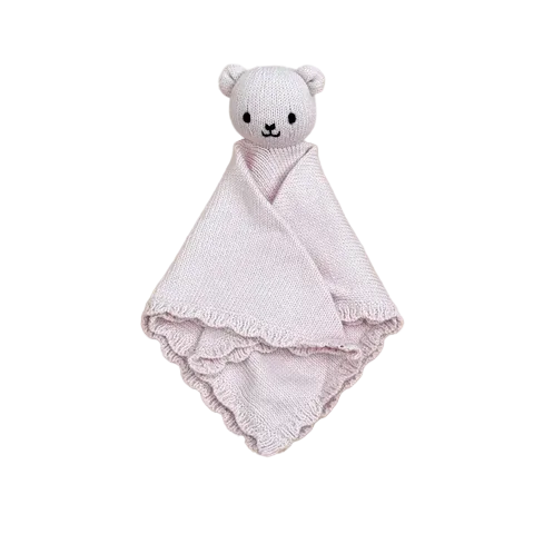 Lavender Bear Lovey - Cuddle + Kind