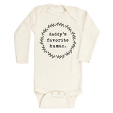 Daddy's Favorite Human Long Sleeve Bodysuit - Tenth & Pine