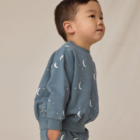 Silver Moon Fleece Sweatshirt - Quincy Mae