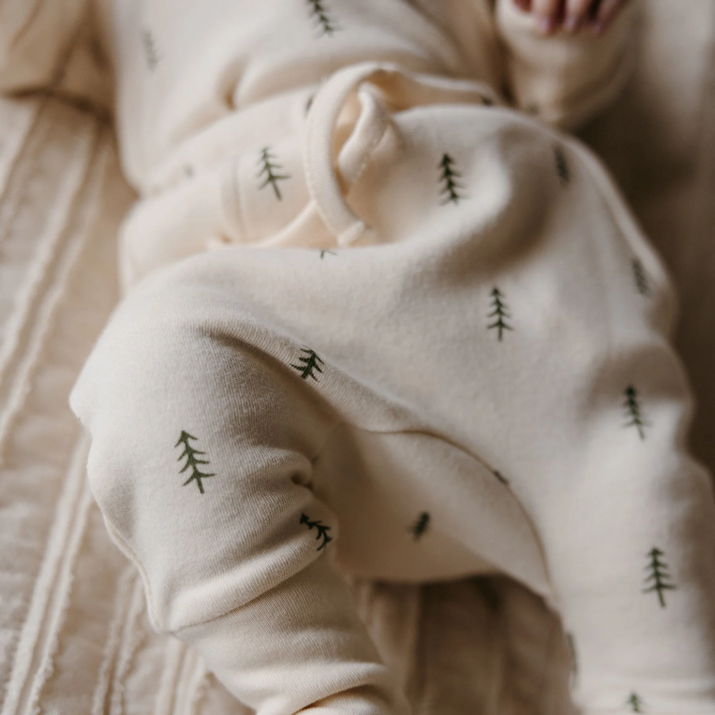 Buttercream Tree Henley & Jogger Set - L'ovedbaby