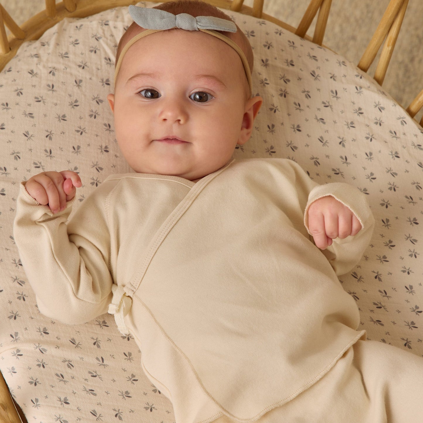 Natural Wrap Top + Pant - Quincy Mae