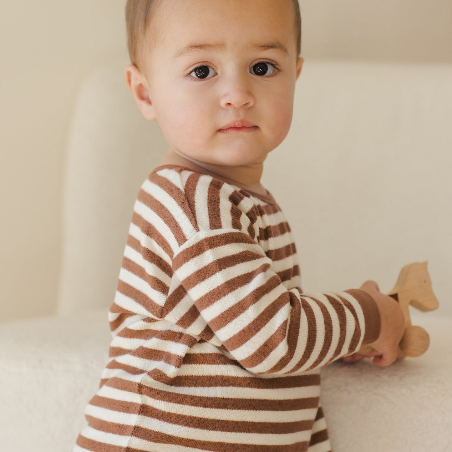Cedar Stripe Cozy Set - Quincy Mae