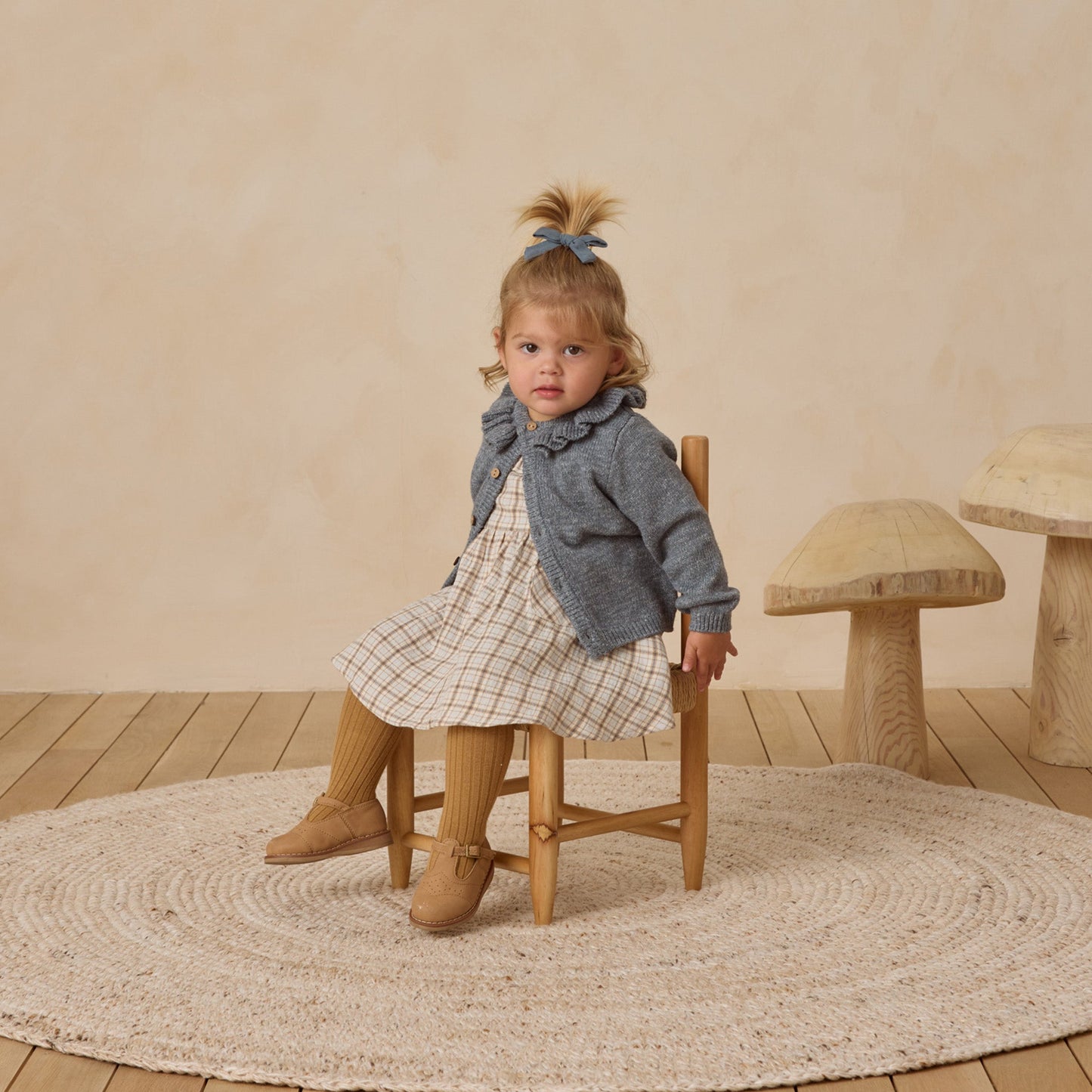 Blue Plaid Simone Dress - Quincy Mae
