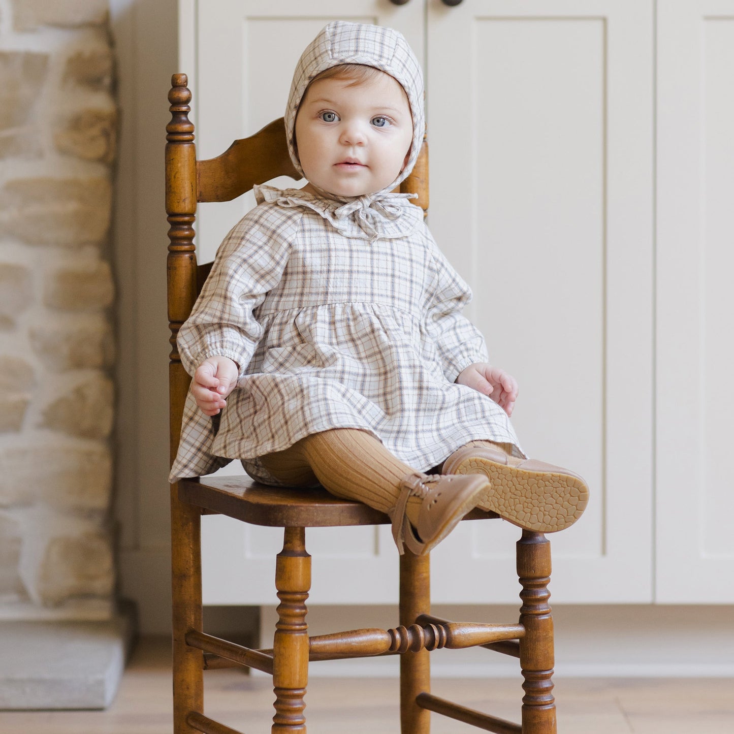 Blue Plaid Simone Dress - Quincy Mae
