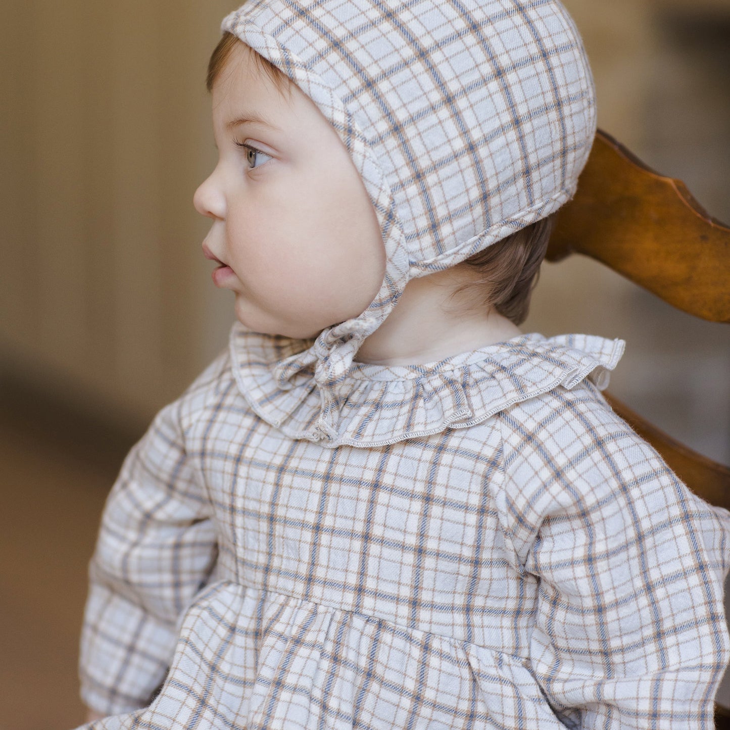 Blue Plaid Simone Dress - Quincy Mae