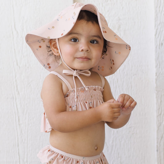 Cherries Sun Hat - Quincy Mae