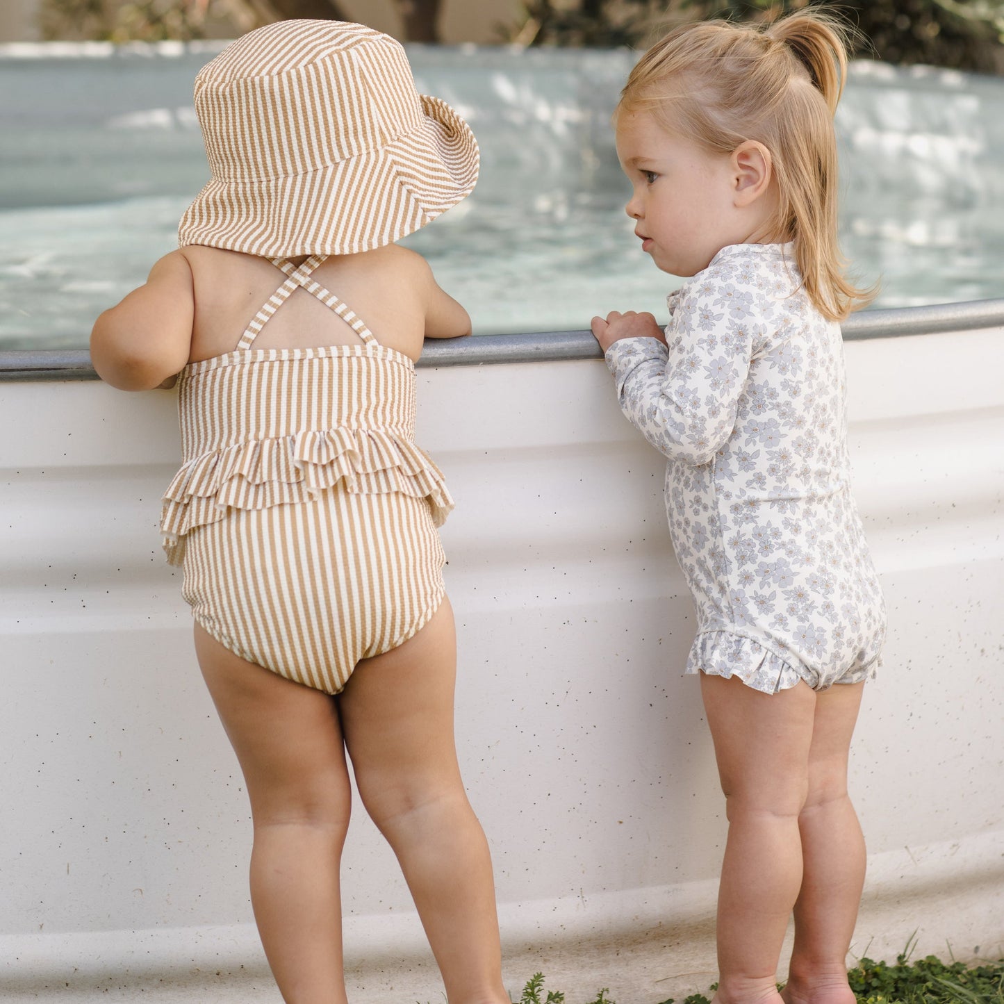 Honey Small Stripe Bucket Hat - Quincy Mae