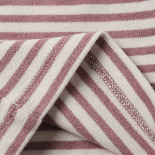 Mulberry Stripe Ruffle Cozy Set - Quincy Mae