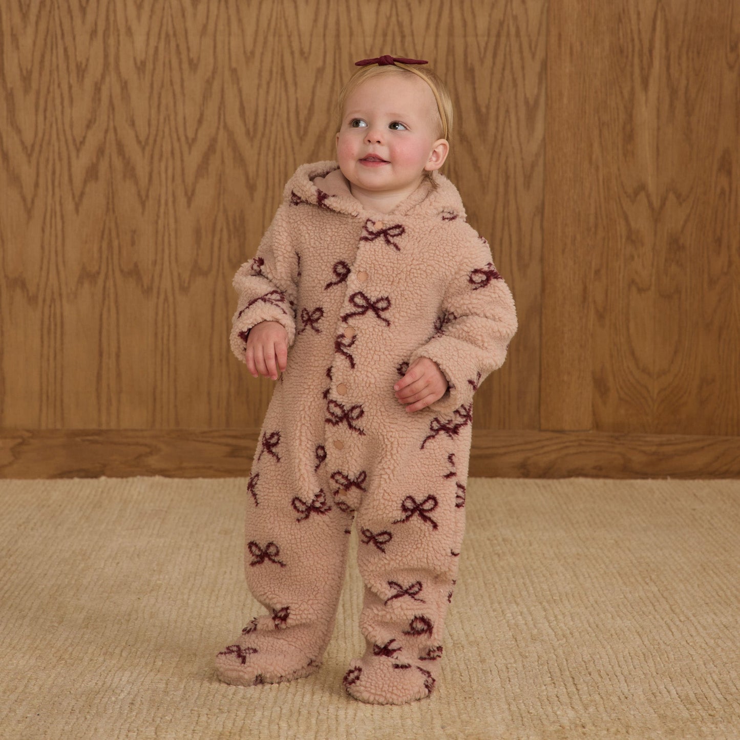 Bows Fleece Jumpsuit - Rylee + Cru
