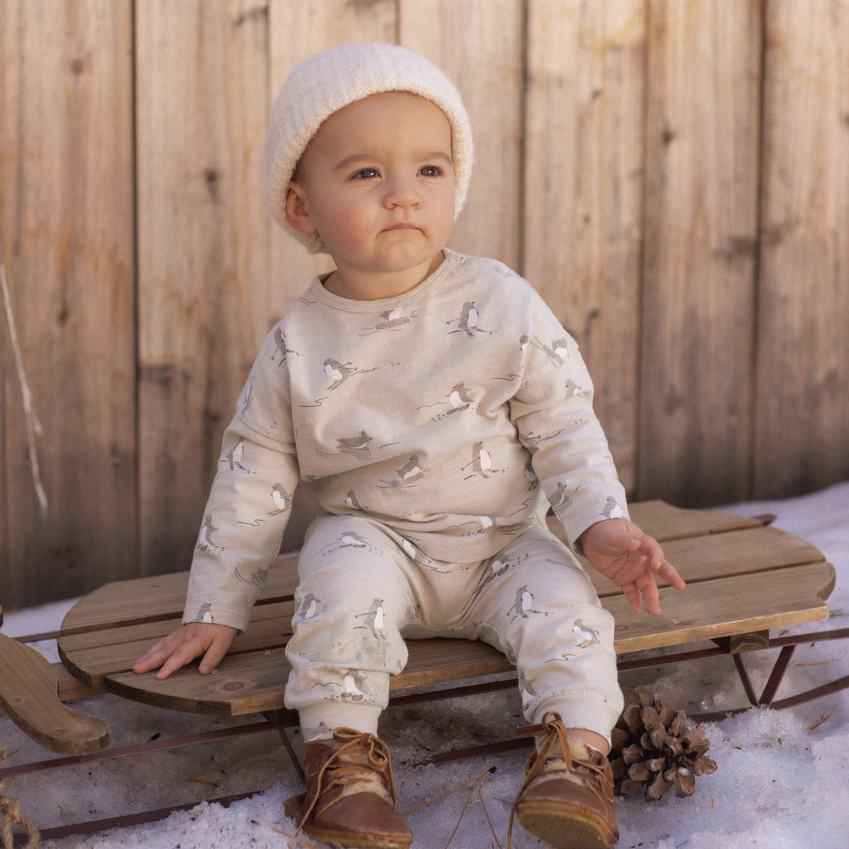 Penguins Tee + Pant - Rylee + Cru