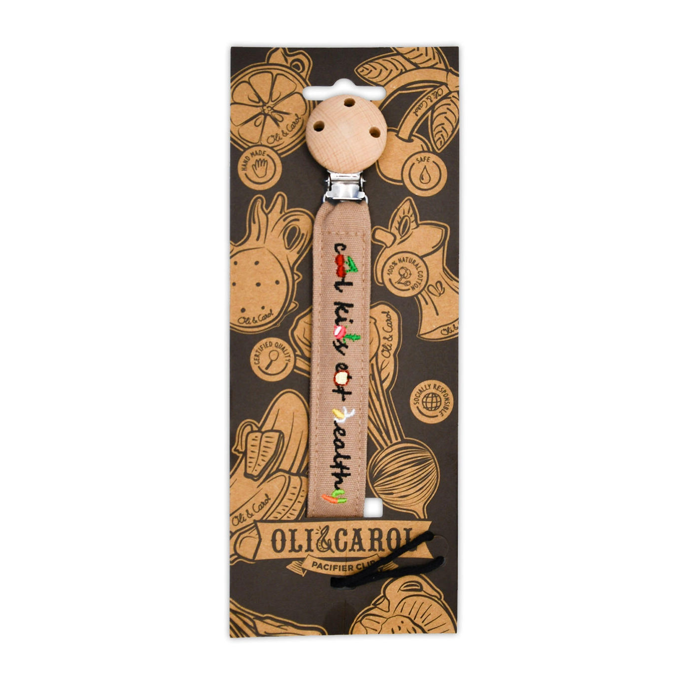 Pacifier Clip - Oli & Carol