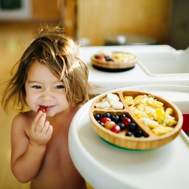 Bamboo Suction Toddler Plate - Avanchy