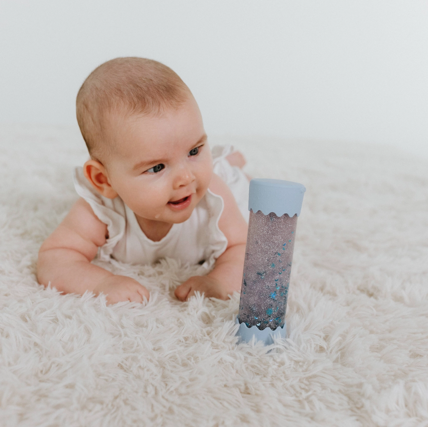 Soft Blue Baby Calm Down Bottle - Glo Pals