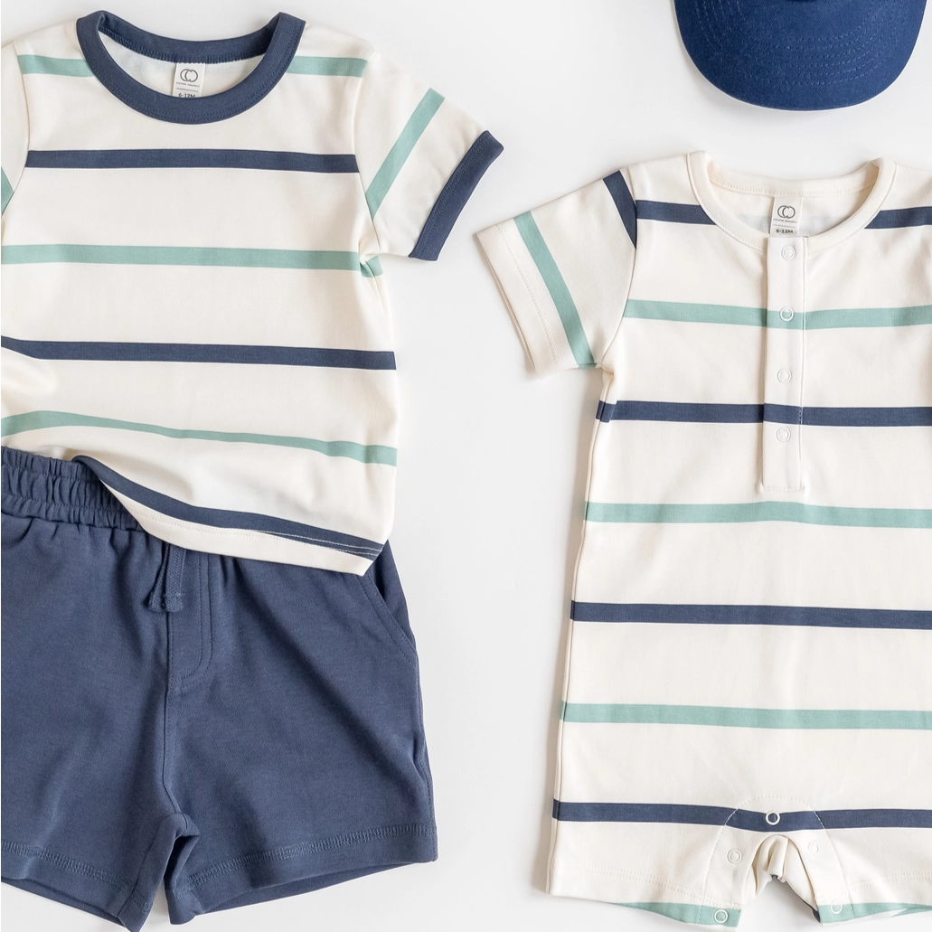 Aldo Stripe Andy Ringer Tee - Colored Organics