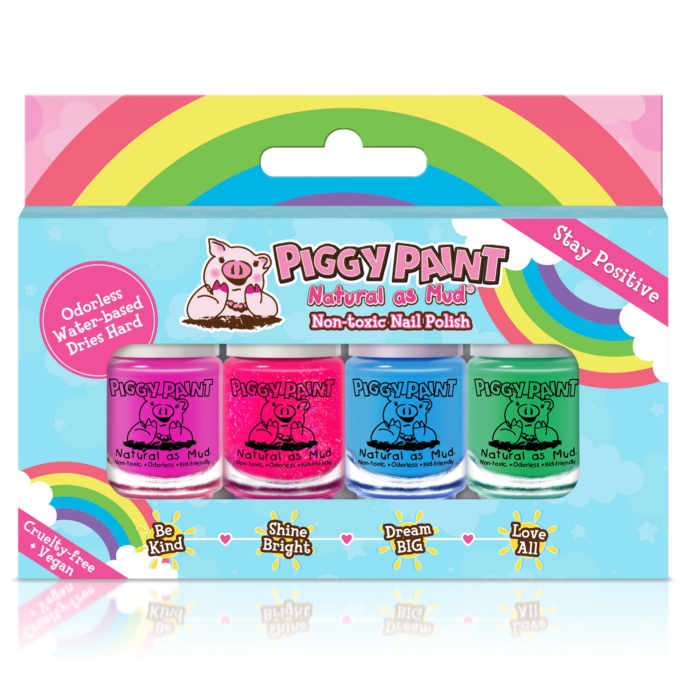 Rainbow 4 Pack Box Set - Piggy Paint