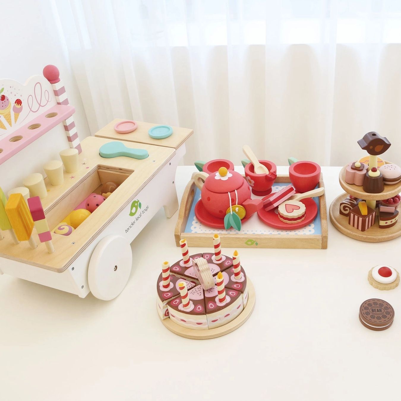 Ice Cream Cart - Tender Leaf Toys