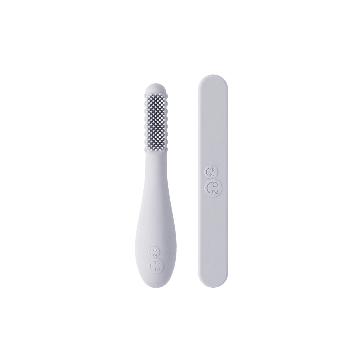 Pewter Toothbrush & Tongue Depressor - ezpz